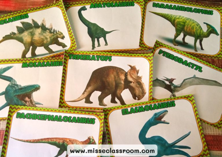 Dinosaur flashcards